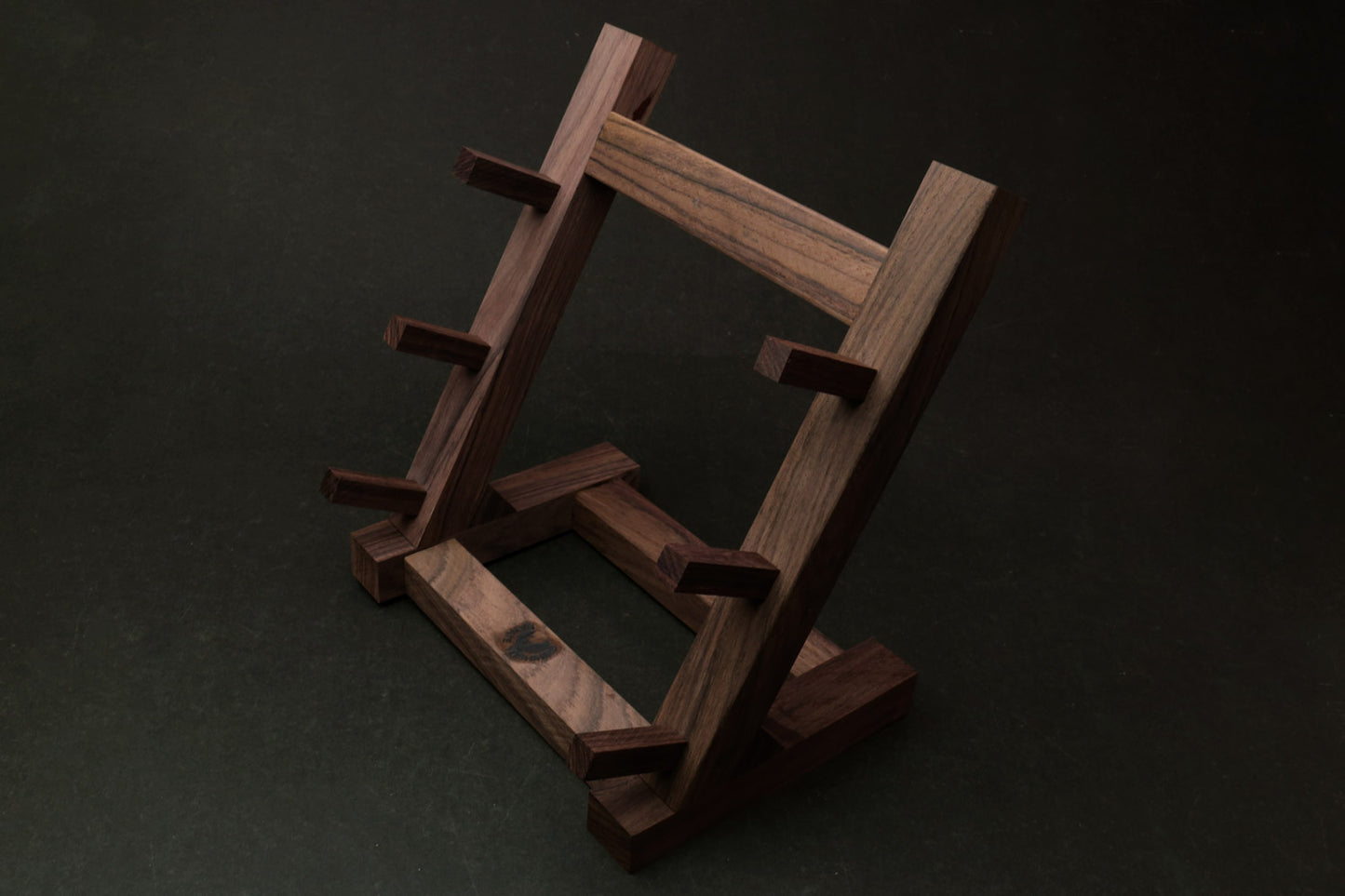 Yoshihiro Ebony and Rosewood Knife Rack Stand Chef Tool