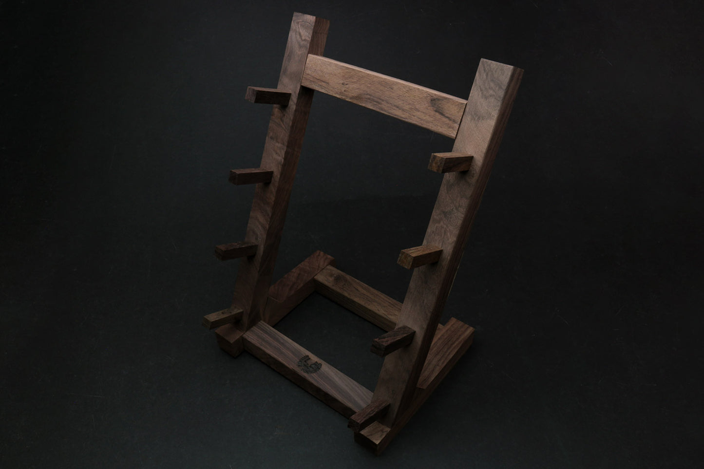 Yoshihiro Ebony and Rosewood Knife Rack Stand Chef Tool