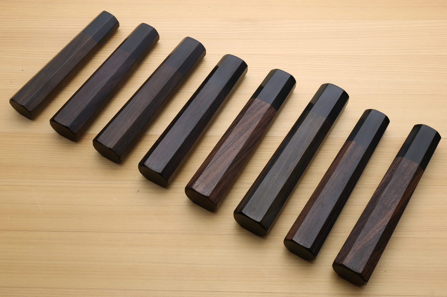 Yoshihiro Rosewood Handle with Ebony Bolster for Gyuto Chef Knife