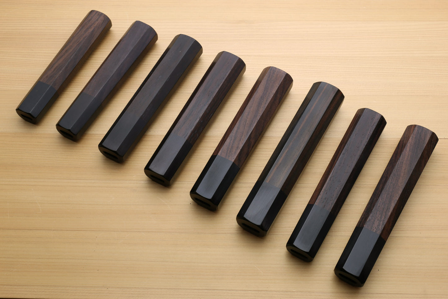 Yoshihiro Rosewood Handle with Ebony Bolster for Gyuto Chef Knife
