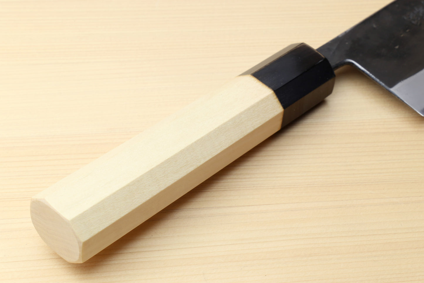 Yoshihiro High Carbon Blue Steel #2 Kurouchi Japanese Kiritsuke Chef Knife with Kaede Handle