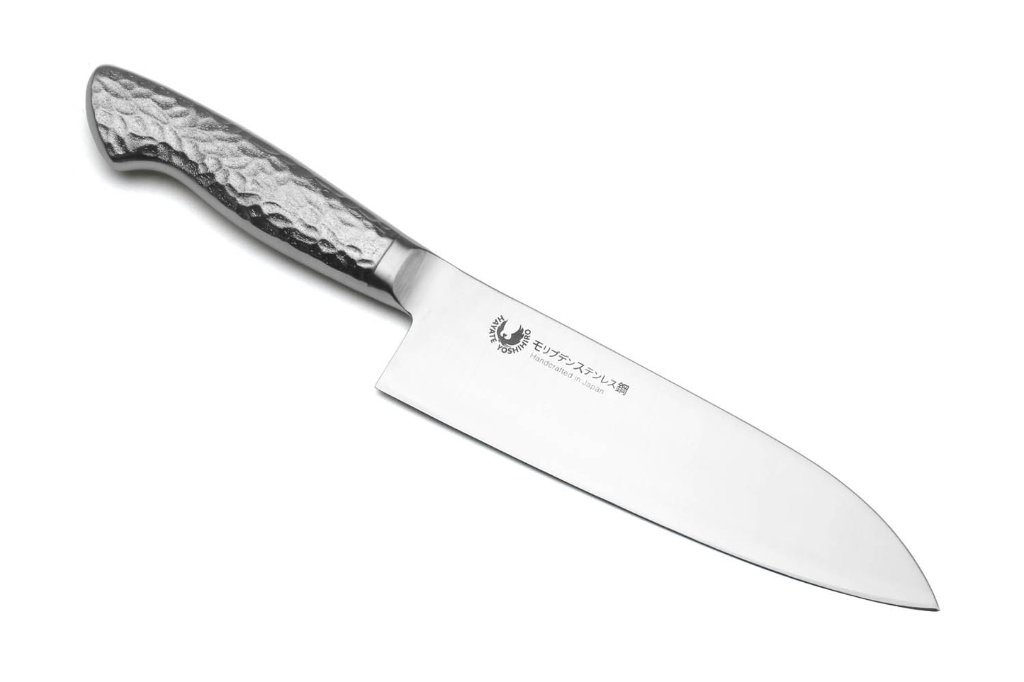 Yoshihiro Hayate Inox Aus-8 Santoku Japanese Chefs Knife Integrated Stainless Handle