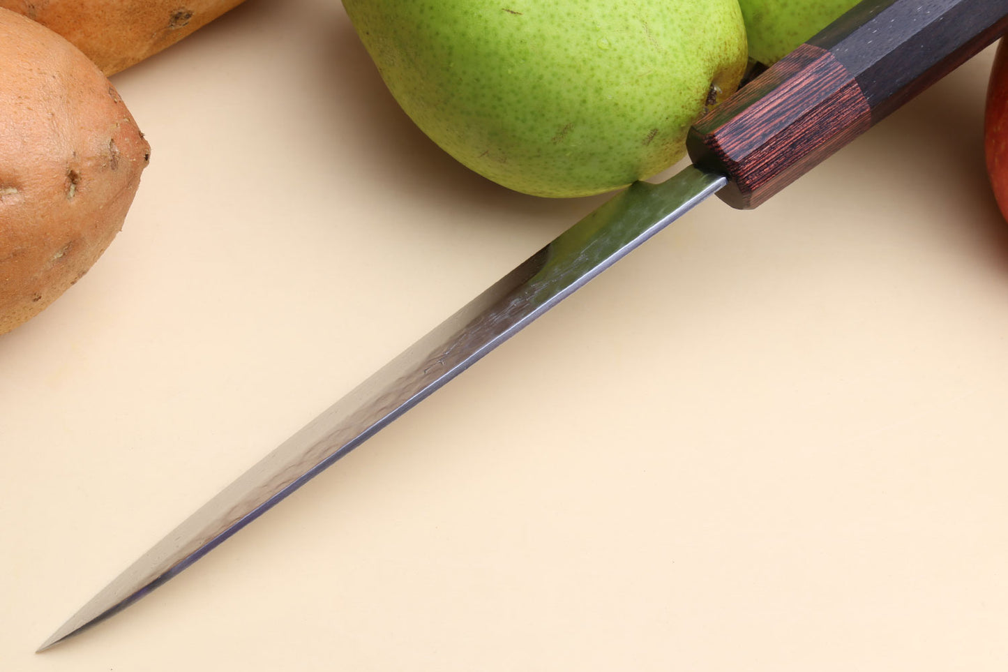Yoshihiro VG-10 46 Layers Damascus Petty Utility Japanese Chef Knife (6" (150mm)) (Rosewood Handle)