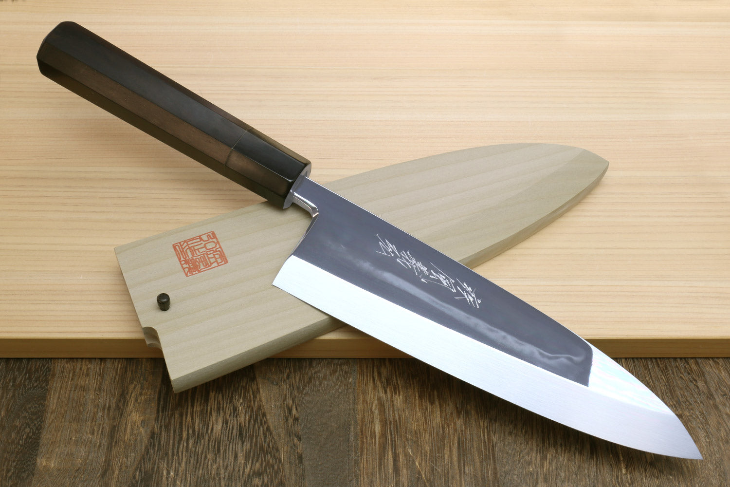 Yoshihiro deba knife for breaking down whole fish