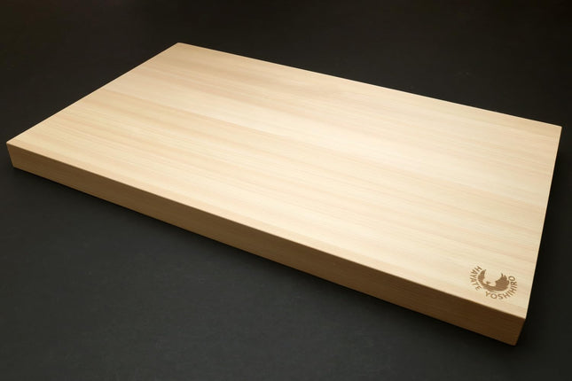Yoshihiro Hinoki Cypress XXL Japanese Cutting Board — 1.18" Thick, Anti-Bacterial & Knife-Friendly