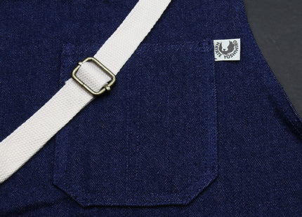Yoshihiro Dark Navy Denim Professional Kitchen Apron