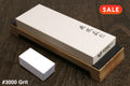 Sharpening stone with #3000 grit on a wooden surface, featuring a 'SALE' label.