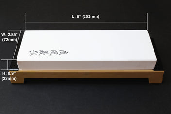 Sharpening whetstone dimensions: 8 x 2.85 x 0.9 in (203 x 72 x 23 mm)