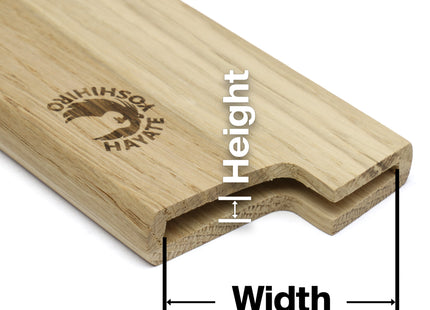 Yoshihiro Magnetic Oak Wood Saya Cover Blade Protector for Santoku