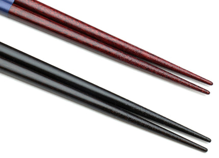 Japanese Premium Chopsticks Fukiurushi Lacquered Retro Graphic With Paulownia Wooden Box