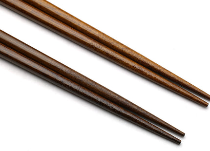 Premium Japanese Ebony Wood Chopsticks - Anime Design Lacquered Twin Pair in Paulownia Box