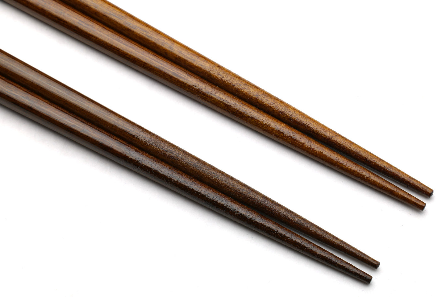 Premium Japanese Ebony Wood Chopsticks - Anime Design Lacquered Twin Pair in Paulownia Box