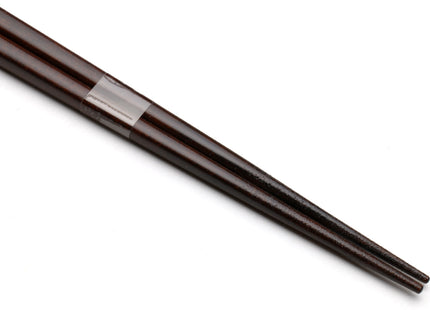Premium Japanese Ebony Wood Chopsticks - Koi Fish Design 1 Lacquered Pair in Paulownia Box