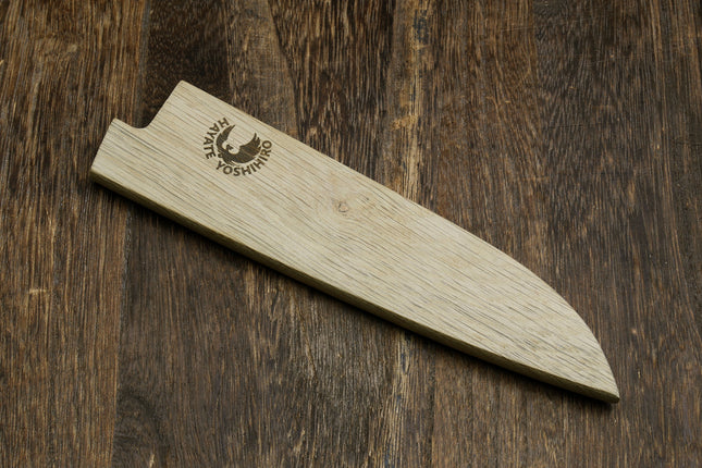 Yoshihiro Magnetic Oak Wood Saya Cover Blade Protector for Petty 6.5" (165mm)