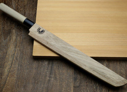 Yoshihiro Magnetic Oak Wooden Saya Cover for Sakimaru Takobiki