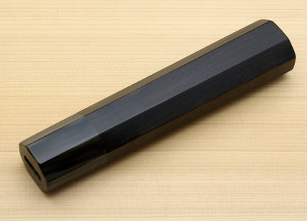 Yoshihiro Ebony Handle with Water Buffalo Horn Bolster for Sujihiki Slicer Knife