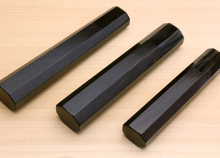 Yoshihiro Ebony Handle with Water Buffalo Horn Bolster for Sujihiki Slicer Knife