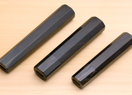 Yoshihiro Ebony Handle with Water Buffalo Horn Bolster for Sujihiki Slicer Knife