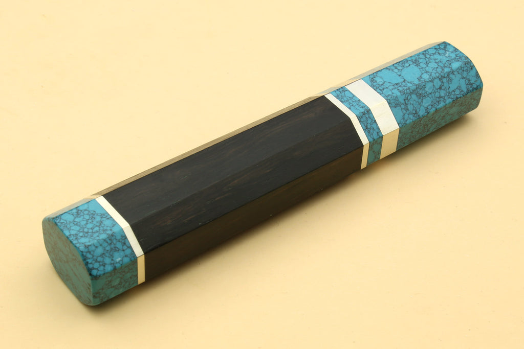 Yoshihiro Turquoise Blue Handle for Kiritsuke Chef Knife