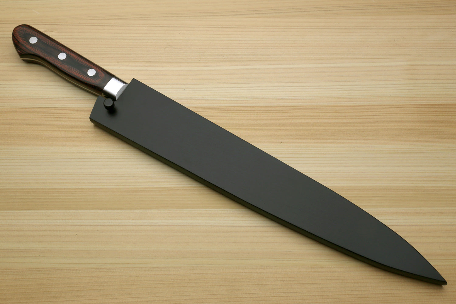Yoshihiro VG-10 16 Layer Hammered Damascus Stainless Steel Sujihiki Slicer Chefs knife 9.5" (240mm)