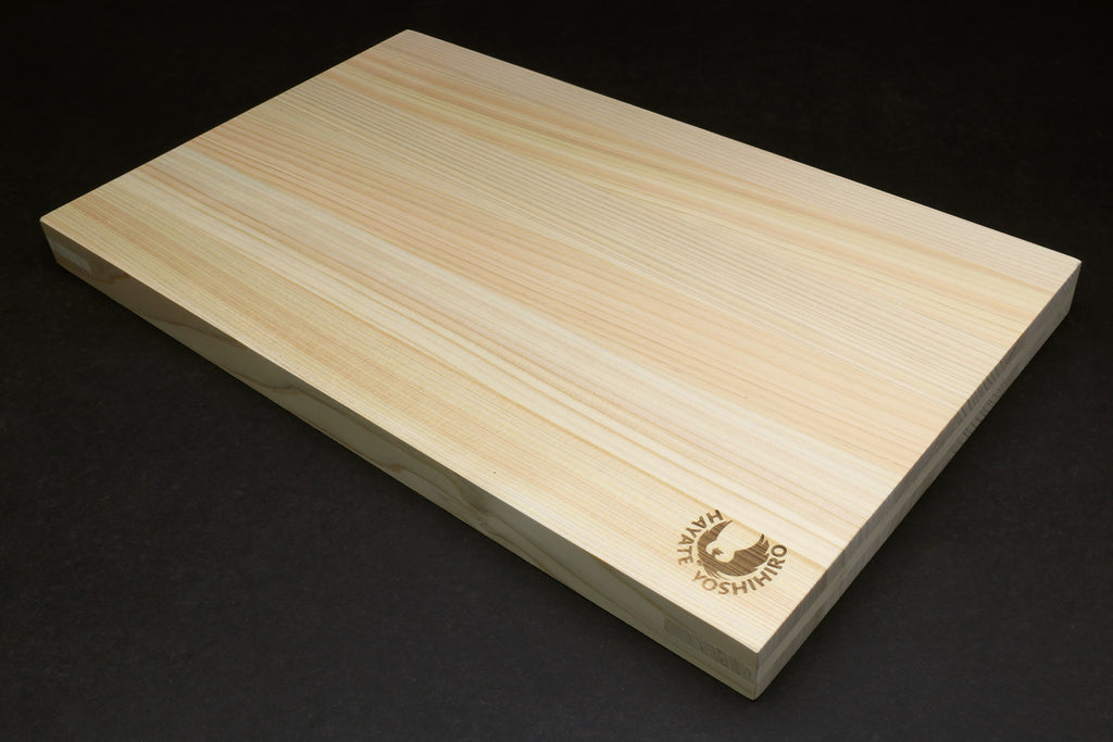 Yoshihiro Hinoki Japanese Cypress Cutting Board Anti-Twist Core — Large