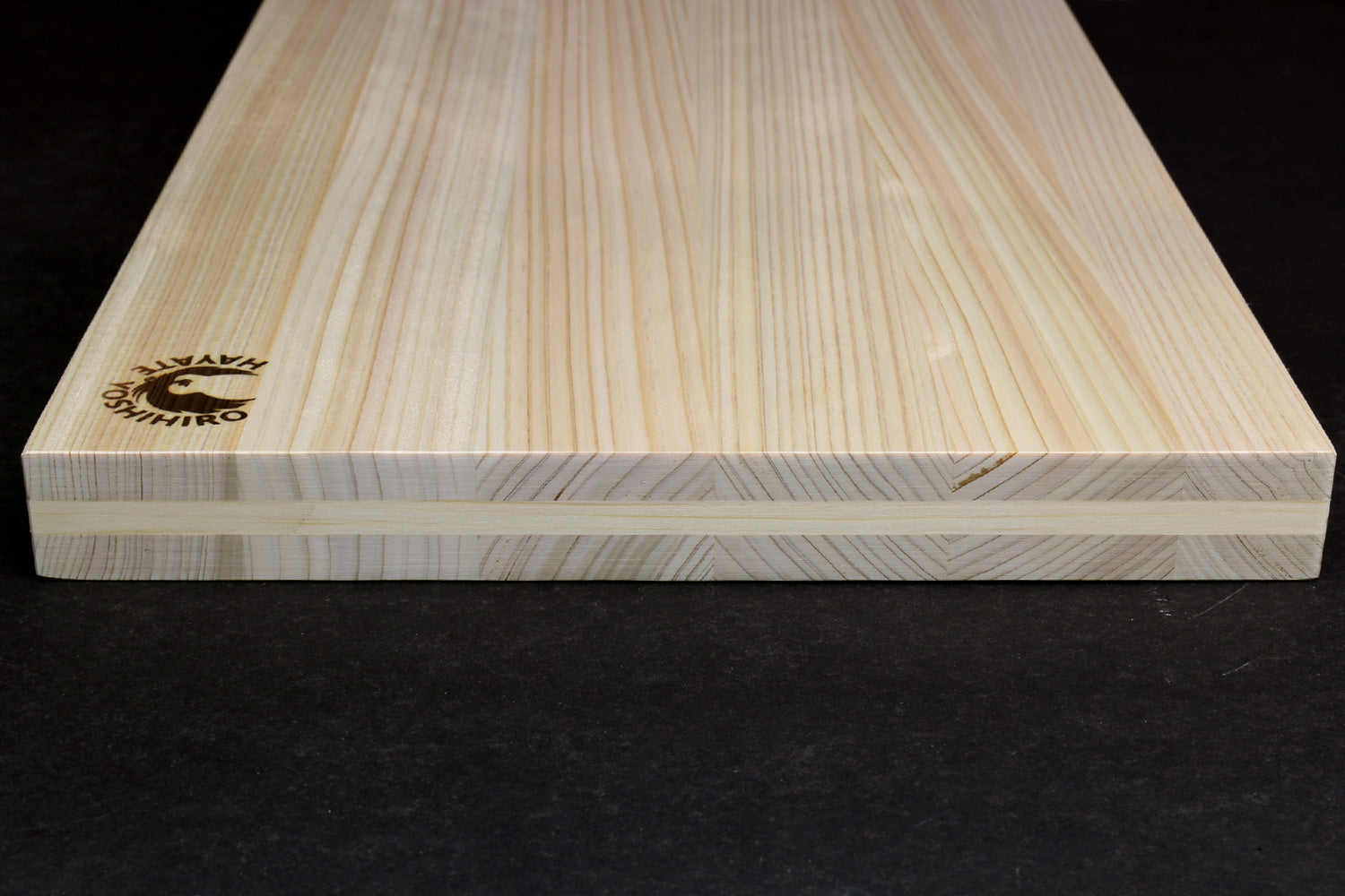 Yoshihiro Hinoki Japanese Cypress Cutting Board Anti-Twist Core — Large