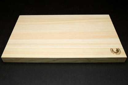 Yoshihiro Hinoki Cypress Cutting Board with Anti-Twist Core — Japanese Cypress, Anti-Bacterial, Professional Grade