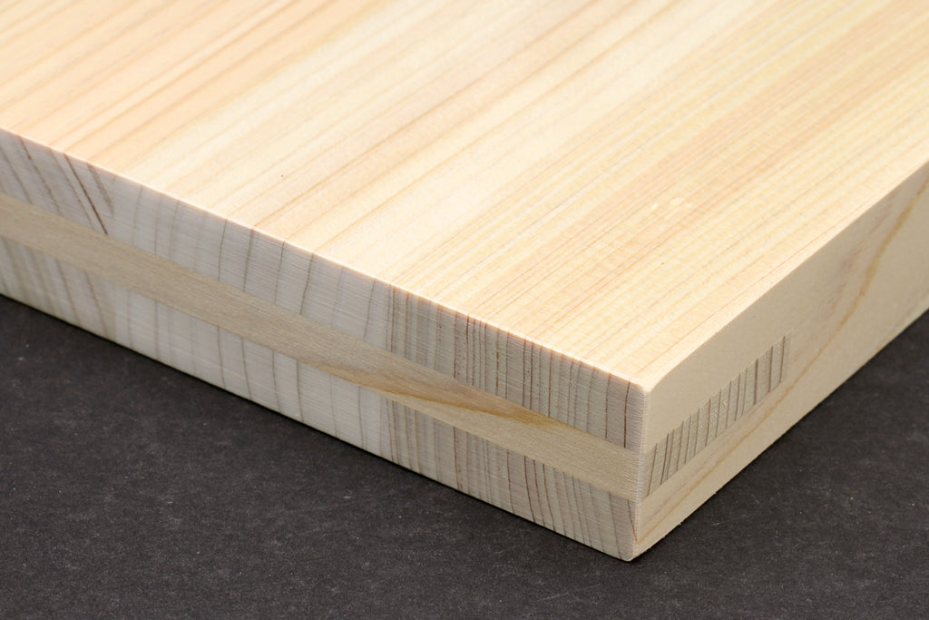 Yoshihiro Hinoki Japanese Cypress Cutting Board Anti-Twist Core — Large