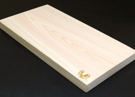 Yoshihiro Japanese Hinoki Cypress Natural One-Piece Wooden Professional Grade Cutting Board - Thickness: 1.18"(30mm)