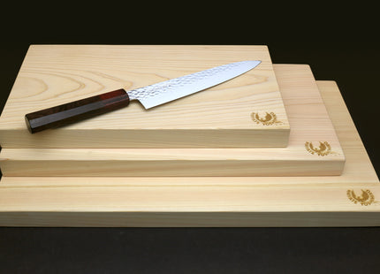 Yoshihiro Japanese Hinoki Cypress Natural One-Piece Wooden Professional Grade Cutting Board - Thickness: 1.18"(30mm)