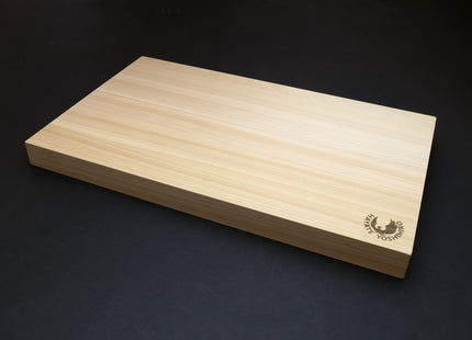 Yoshihiro Hinoki Cypress Anti-bacterial Japanese Natural Wooden Professional Grade Cutting Board (Thickness: 1.18"(30mm))