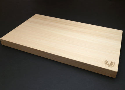 Yoshihiro Hinoki Cypress Anti-bacterial Japanese Natural Wooden Professional Grade Cutting Board (Thickness: 1.18"(30mm))