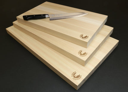 Yoshihiro Hinoki Cypress Anti-bacterial Japanese Natural Wooden Professional Grade Cutting Board (Thickness: 1.18"(30mm))