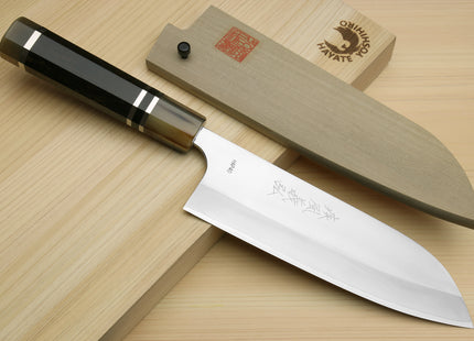 Yoshihiro High Speed Steel HAP40 3-Set with Octagonal Ebony Wood Handles with Triple Ring