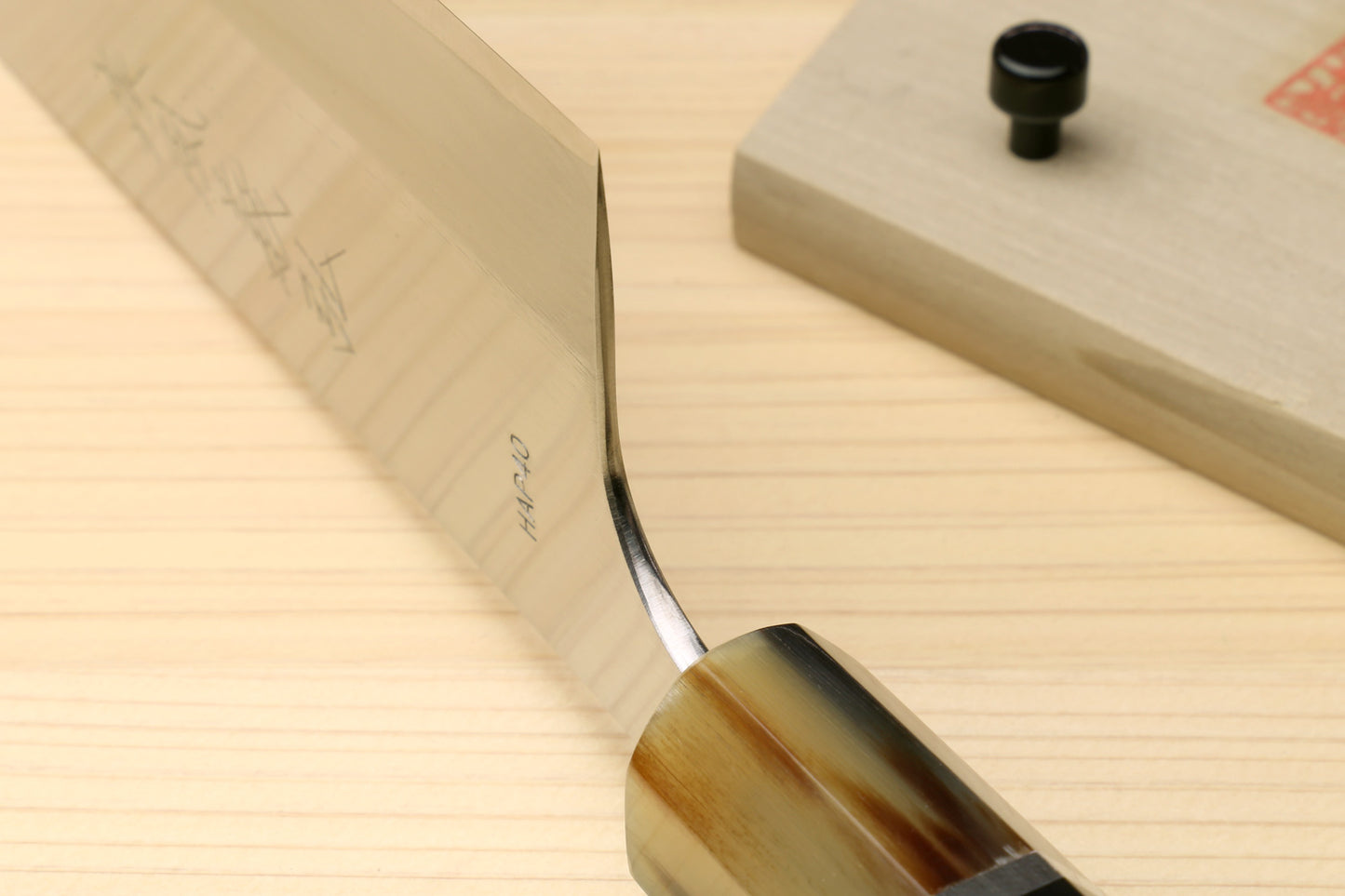 Yoshihiro High Speed Steel HAP40 3-Set with Octagonal Ebony Wood Handles with Triple Ring