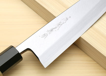 Yoshihiro Kasumi White Steel Mioroshi Filet Sushi Sashimi Japanese Chef Knife Octagonal Magnolia Handle (Blade Length: 9.5"(240mm))