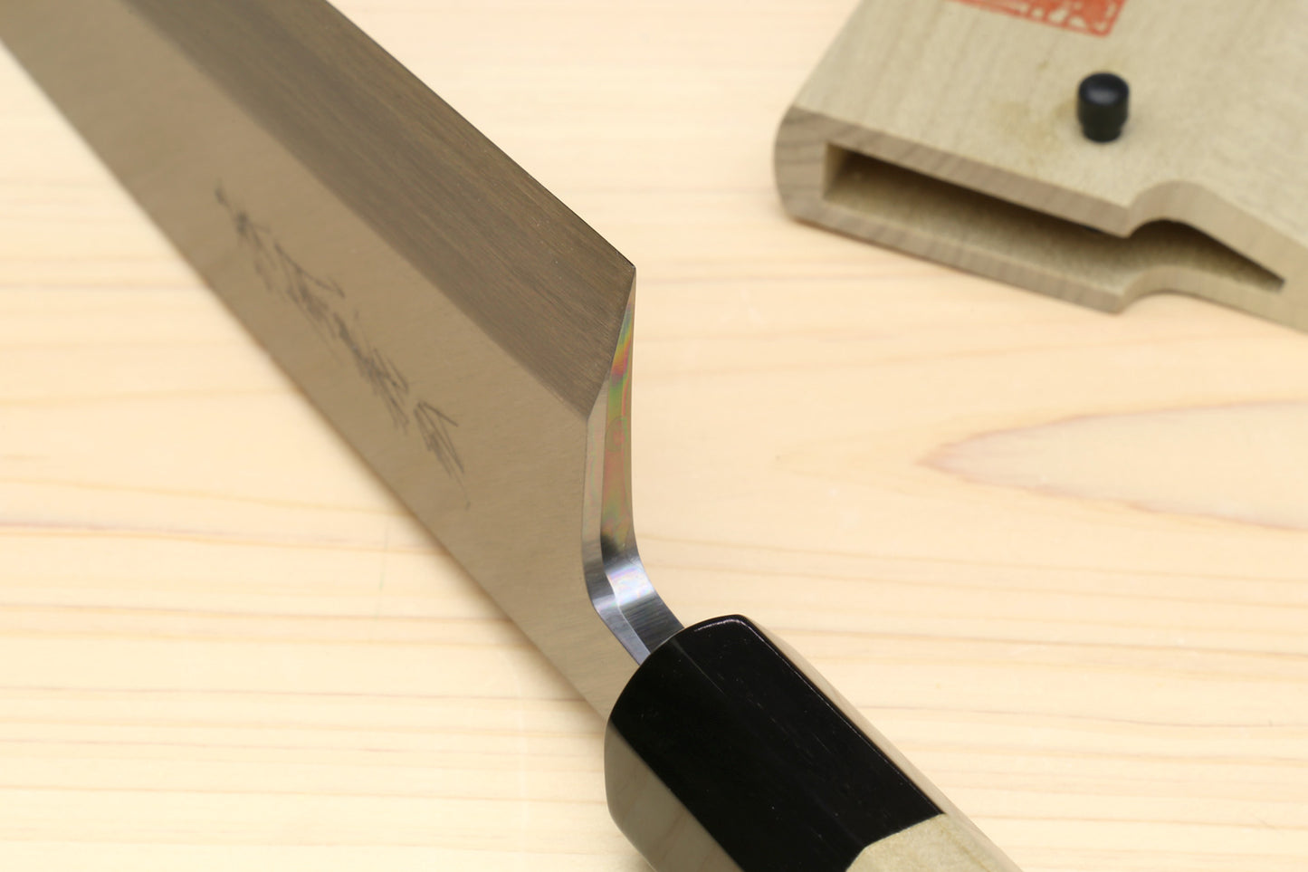 Yoshihiro Kasumi White Steel Mioroshi Filet Sushi Sashimi Japanese Chef Knife Octagonal Magnolia Handle (Blade Length: 9.5"(240mm))
