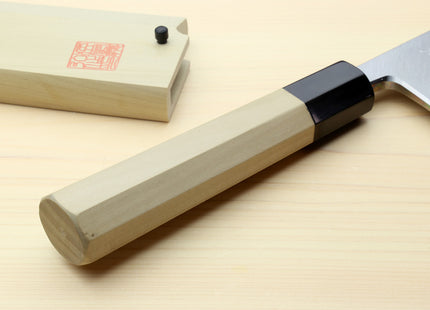 Yoshihiro Kasumi White Steel Mioroshi Filet Sushi Sashimi Japanese Chef Knife Octagonal Magnolia Handle (Blade Length: 9.5"(240mm))
