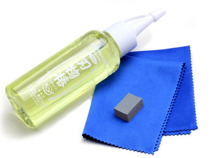 Yoshihiro Tsubaki Oil 3.4 oz & Small Sabitori Rust Eraser Set