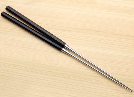Yoshihiro Moribashi Chopsticks Japanese Chefs Traditional Garnishing Plating Tweezers Octagonal Ebony Handle