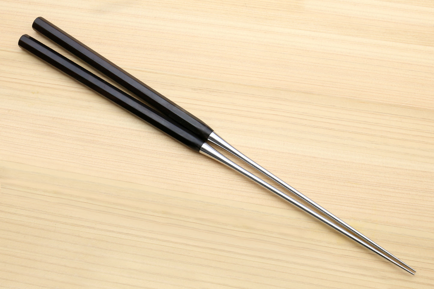 Yoshihiro Moribashi Chopsticks Japanese Chefs Traditional Garnishing Plating Tweezers Octagonal Ebony Handle