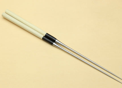 Yoshihiro Moribashi Chopsticks Japanese Sushi Chefs Traditional Garnishing Plating Tweezers Magnolia Handle (Type B)