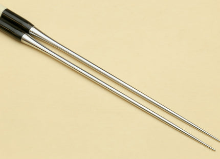 Yoshihiro Moribashi Chopsticks Japanese Sushi Chefs Traditional Garnishing Plating Tweezers Magnolia Handle (Type B)