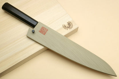 Yoshihiro AUS10 Ice Hardened Stainless Steel Gyuto Japanese Chef Knife Ebony Handle 9.5"(240mm)