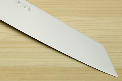 Yoshihiro AUS10 Ice Hardened Stainless Steel Kiritsuke Japanese Chef Knife with Ocean Blue Handle