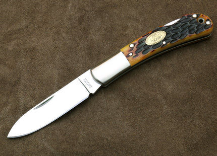 Moki ATS-34 Stainless Steel Mirror Polished Lockback Folding Pocket Knife