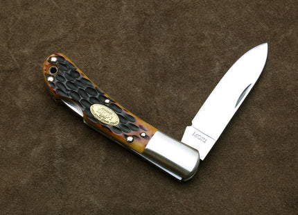 Moki ATS-34 Stainless Steel Mirror Polished Lockback Folding Pocket Knife