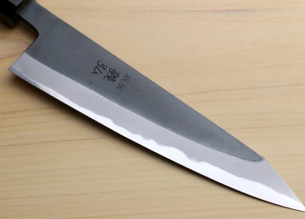 Yoshihiro High Carbon Blue Steel #2 Kurouchi Petty-Kiritsuke Utility Knife with Kaede Handle