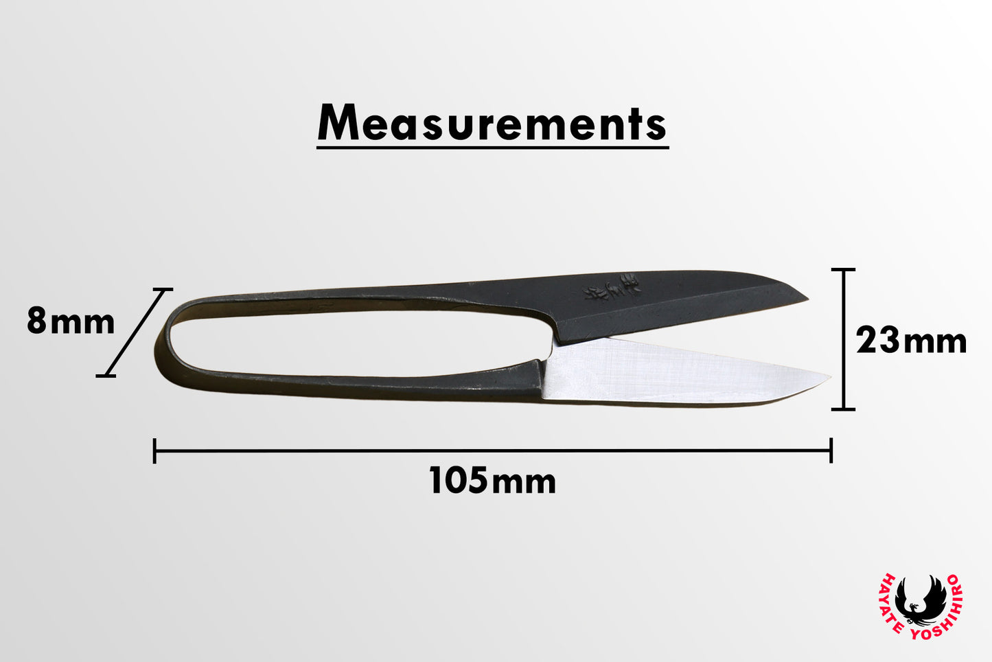 Yoshihiro Nigiri Hasami Japanese Sewing Snip Scissors for Precision Cutting