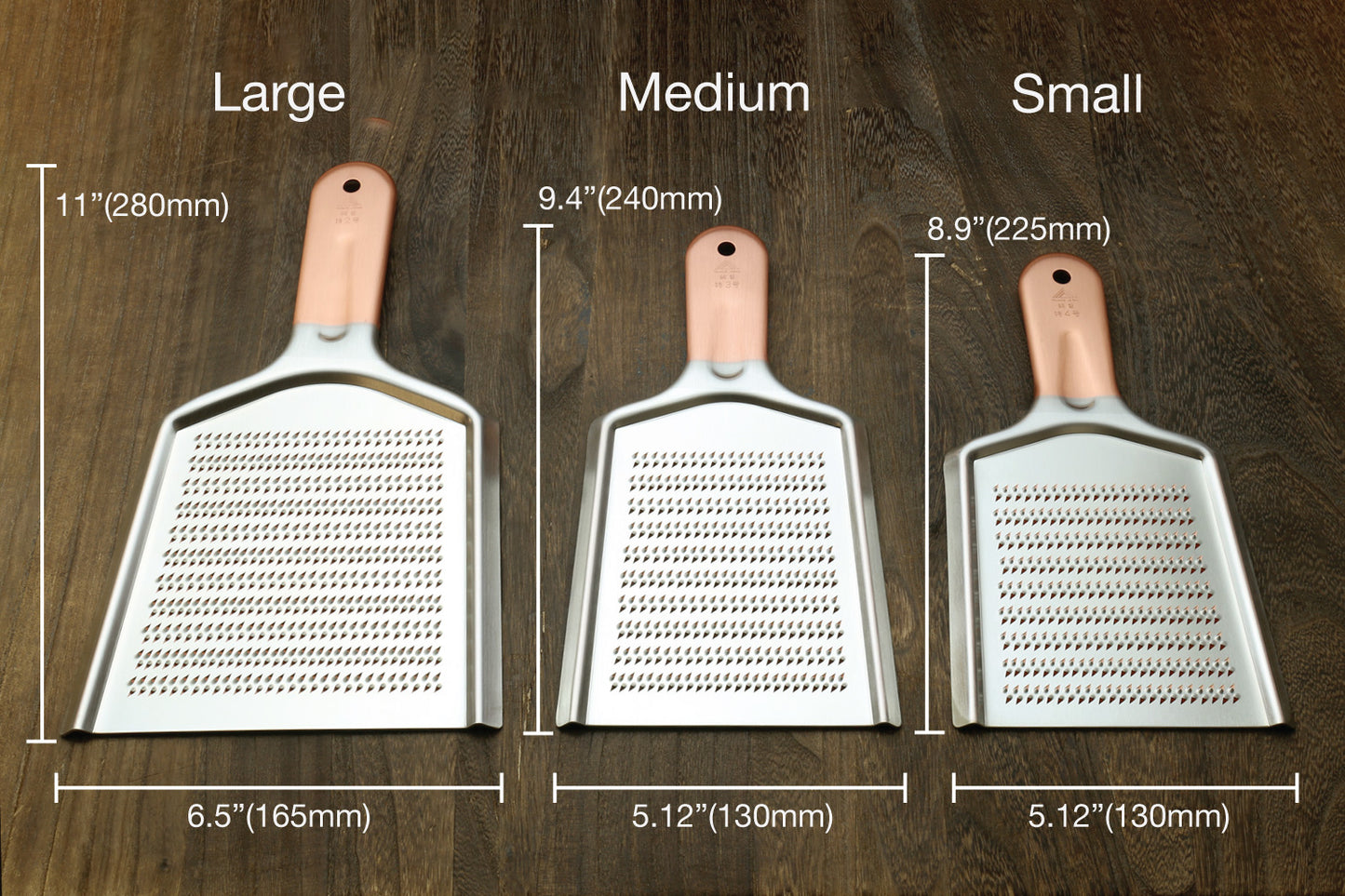 Copper Plated Stainless Steel Radish Grater Japanese Oroshigane Slicer 1 pc